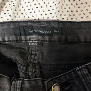 Calvin Klein Dark Gray Straight Jeans